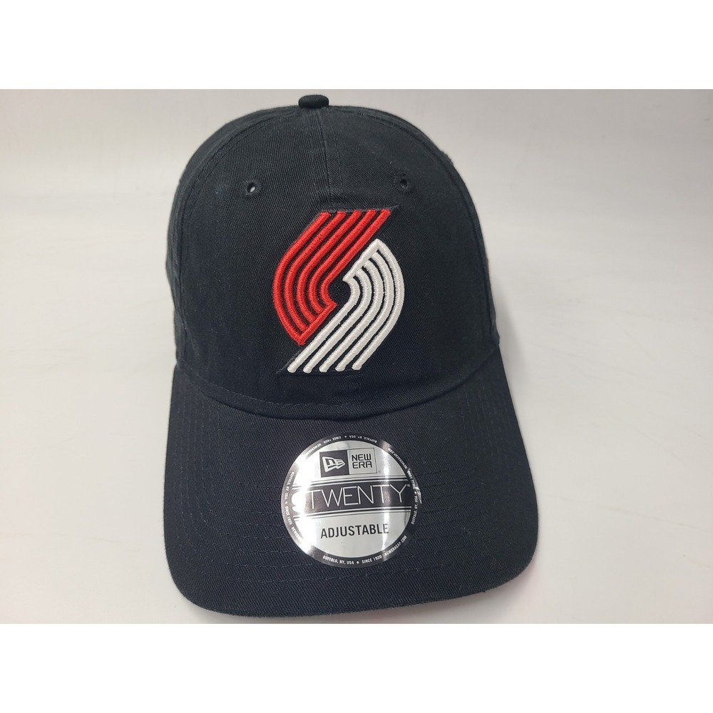 Portland Trail Blazers New Era 9Twenty Strapback Adjustable Hat Cap NBA Black